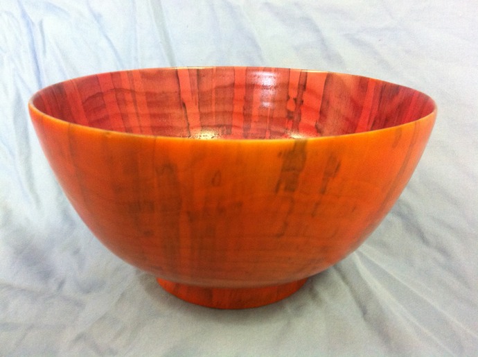 Original Monkey puzzle · stained bowl photograph from Four B’s Farm, 7.5 × 4 in